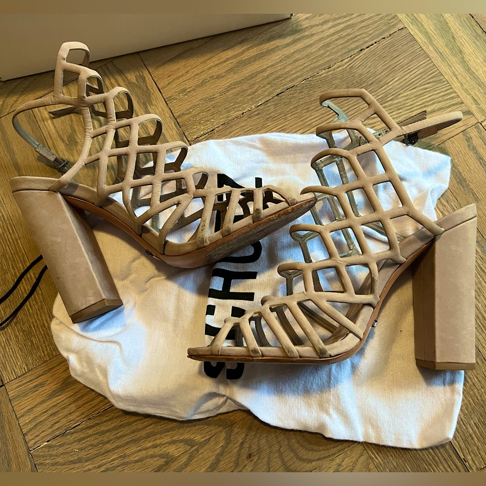 Schutz Jaden block heel sandals